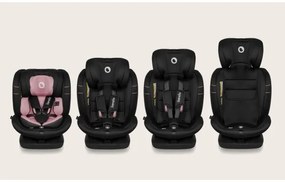 Lionelo - otočná autosedačka s bázou BASTIAAN i-Size 40-150 cm Pink Rose