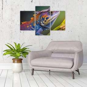 Obraz - Sfarbený leguán (90x60 cm)