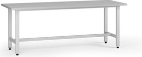 Výškovo nastaviteľný dielenský stôl G5, 2100 x 750 x 800-1000 mm