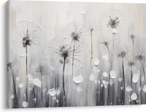 Obraz - Púpavy, maľba (70x50 cm)