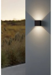 Eglo 901064 - LED Vonkajšie nástenné svietidlo CALPINO 2xLED/2,8W/230V IP54 čierna