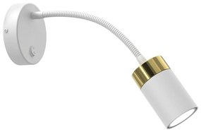 Milagro Flexibilná lampička JOKER 1xGU10/8W/230V biela/zlatá MLP8535