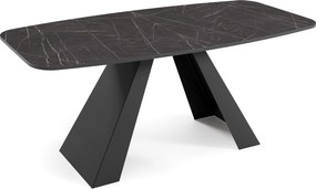 Dizajnový rozkladací jedálenský stôl TYRON Rozmer stola: veľkosť-160cm