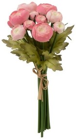 Ružová kytička Kamélie 11ks - 16 * 14 * 26cm