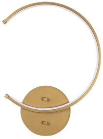 LED nástenné svietidlo v zlatej farbe ø 10 cm Moon – Opviq lights