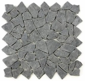 Divero Garth (D00638) mozaika z andezitu 33 x 33 cm čierna/tmavo sivá 1 m2