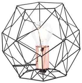 Brilliant - Stolná lampa SYNERGY 1xE27/60W/230V čierna/meď