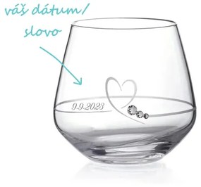 Svadobný svietnik Diamante Romance
