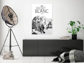 Artgeist Obraz - Mont Blanc (1 Part) Vertical Veľkosť: 40x60, Verzia: Premium Print