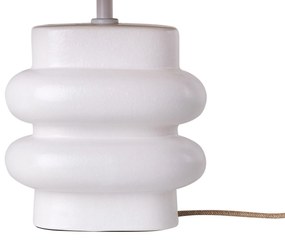 Keramická stolná lampa biela JUDY Beliani
