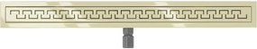 Mexen Flat M15 nerezový sprchový žľab  90 cm, zlatá, 1524090-15