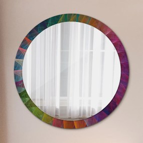 Okrúhle ozdobné zrkadlo na stenu Hypnotická špirála fi 100 cm