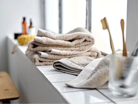 Béžový froté bavlnený uterák 40x60 cm Comfort – Södahl