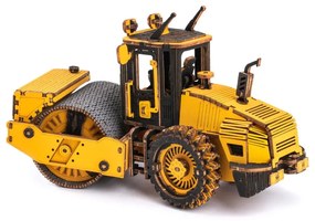 Robotime Rokr 3D dřevěné puzzle Silniční válec 149 ks