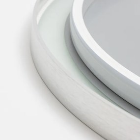 Brilagi-LED stmievateľné vyhrievané zrkadlo s podsvietením ALU PRO LED/18W/230V pr. 60 cm IP44 matný chróm