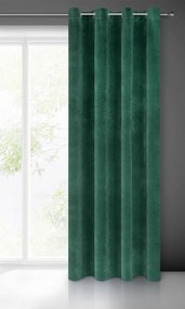 ZATEMŇOVACÍ ZÁVES NA KRÚŽKOCH RIA 140X250 CM TMAVOZELENÁ