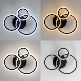 Brilagi - LED Stmievateľný prisadený luster ORBITS LED/40W/230V 3000-6500K čierna + DO