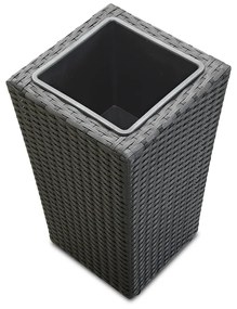 Vysoký ratanový kvetináč Oss - malý