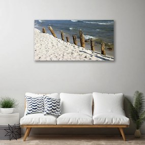 Obraz na plátne Pláž more príroda 120x60 cm