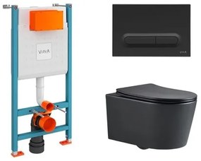 Závesný wc set SAT Brevis do ľahkých stien / predstenová SIKOVSB1, 1 ks