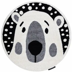 Koberec JOY Teddy krém / čierny
