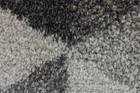 Flair Rugs, AKCIA: 160x230 cm Kusový koberec DAKAR Nuru Grey / Ivory, šedá, chodba / predsieň