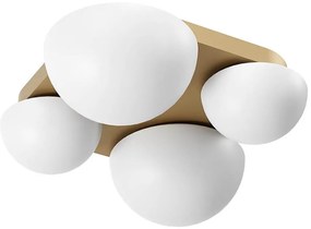Redo 01-4332 - LED stropné svietidlo LUMIEN 4xLED/26W/230V 2700/3000K CRI90 zlaté