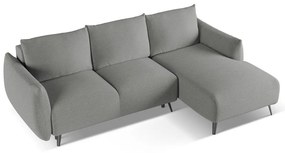 Svetlosivá rohová pohovka (pravý roh) Malie – Makamii