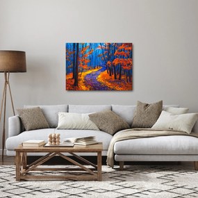 Obraz jesenného lesa (70x50 cm)