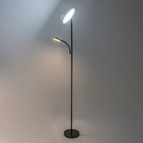 Rabalux 74084 - LED stmievateľná stojacia lampa HALINA 23W/230V 3000/4200/6500 čierna