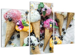 Obraz so zmrzlinami (90x60 cm)