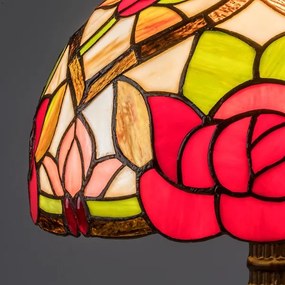Brilagi - Tiffany vitrážová stolná lampa GARLAN 1xE27/40W/230V