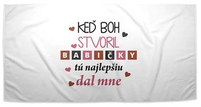 Sablio Uterák Keď Boh stvoril babičky - 70x140 cm