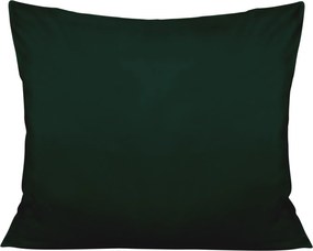 SATÉNOVÁ DEKORAČNÁ OBLIEČKA NA VAKÚŠ SATYNLOVE 40X60 CM TMAVOZELENÁ