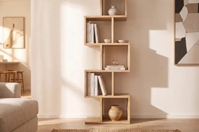 Dizajnový regál Timber 150 cm prírodné mango