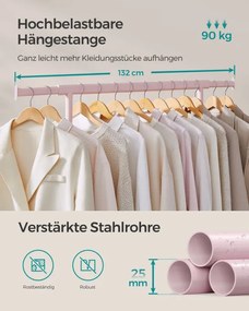 Vešiakový stojan na kolieskach HSR013R01