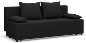 Dvojmiestna pohovka FERMO Lux rozkladacia, čierna