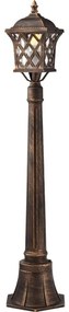 Redo 9961 - Vonkajšia lampa BREMEN 1xE27/42W/230V IP23 zlatá/patina UN1588