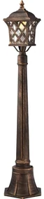 Redo 9961 - Vonkajšia lampa BREMEN 1xE27/42W/230V IP23 zlatá/patina UN1588