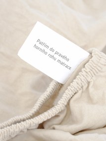 Jersey plachta Classic 160 x 200 cm – prírodná