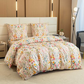 Obliečky z mikrovlákna MILLEFLEUR farebné Rozmer obliečky: 2 ks 70 x 90 cm | 200 x 220 cm