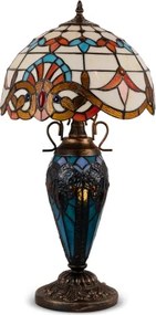 BRILAGI - Tiffany vitrážová stolná lampa MIRABELLA 1xE27/60W/230V + 1xE14/40W