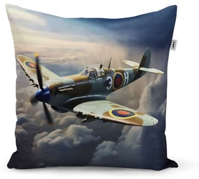 Sablio Vankúš Stíhačka Spitfire - 40x40 cm