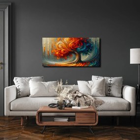 Obraz jesenný strom života v pohybe