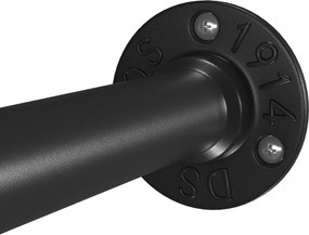 Nástenné vešiaky na šaty, sada 2 ks, čierne