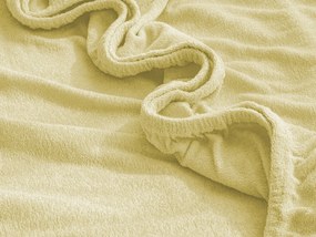 XPOSE® Froté plachta Exclusive - žltá 140x200 cm