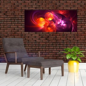 Obraz modernej abstrakcie (120x50 cm)
