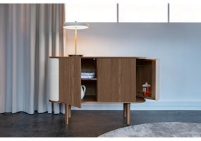 Hnedo-béžová nízka komoda v dekore duba 109x75 cm Treasures – UMAGE