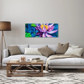 Obraz lekna na vode (120x50 cm)