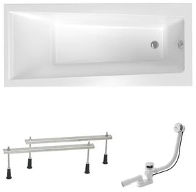 Obdĺžniková vaňa Laguna Idea Plus 150x75 cm akrylát ľavá aj pravá SIKOID1500AN, 1 ks